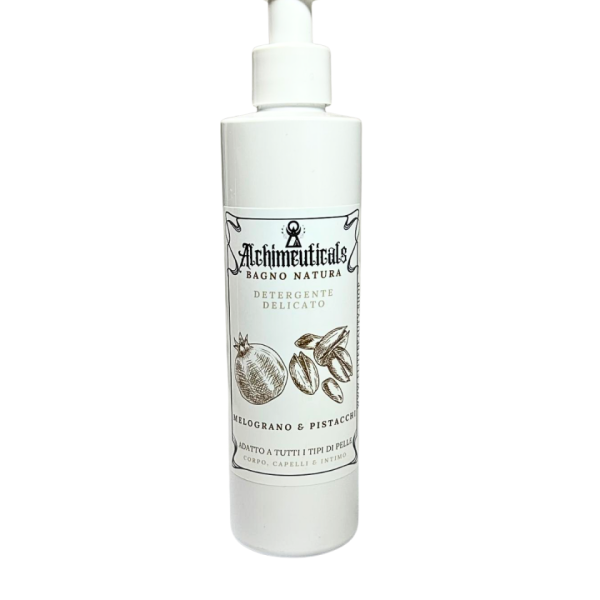 Bagno Natura detergente delicato al melograno e pistacchi 250ml per corpo, capelli e igiene intima