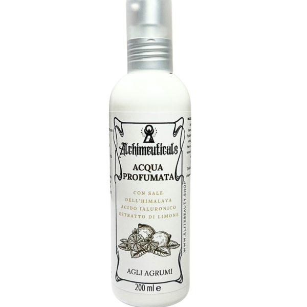 Acqua profumata agli agrumi con sale dell’Himalaya e acido ialuronico – 200ml
