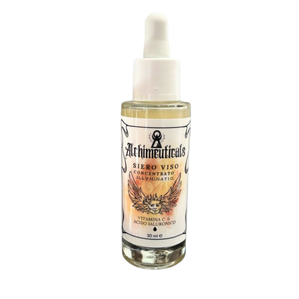 Siero viso illuminante con vitamina C e acido ialuronico